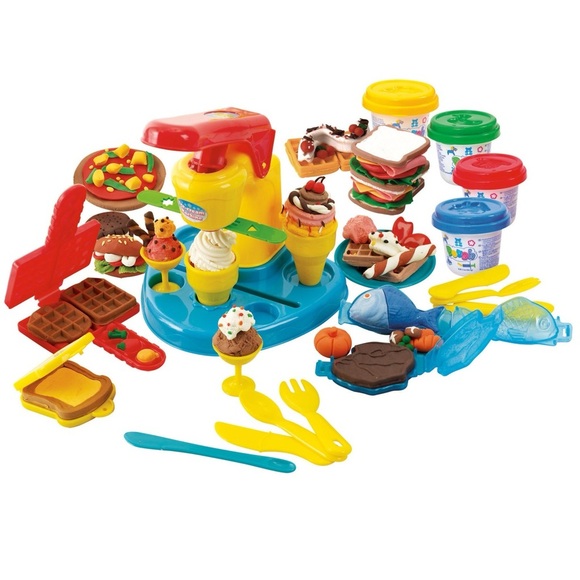 Food Court Play Dough Playset for Kids - Ice Cream - Picture 2 of 2